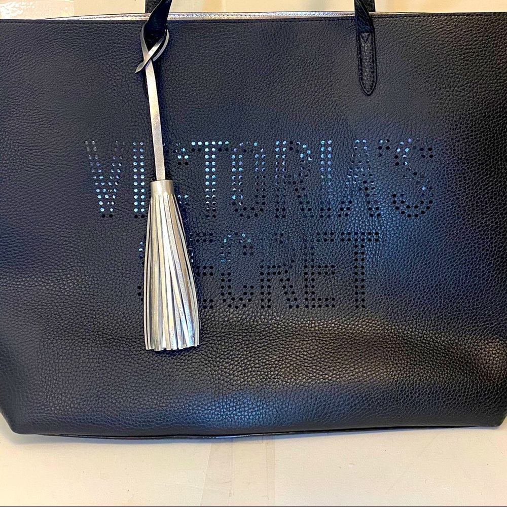 Victoria Secret Large Black tote NWOT